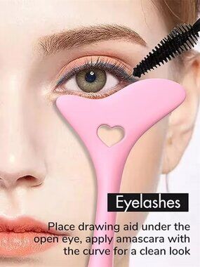 Multi-functional Eyeliner Stencil Wing Tips Silicone Eyeliner Aid Drawing Lipsti